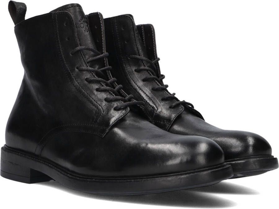 Giorgio Zwarte Veterschoenen voor Heren Black Heren