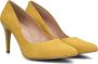 Giulia Dames Pumps in Imitatie suede (Geel) - Thumbnail 1