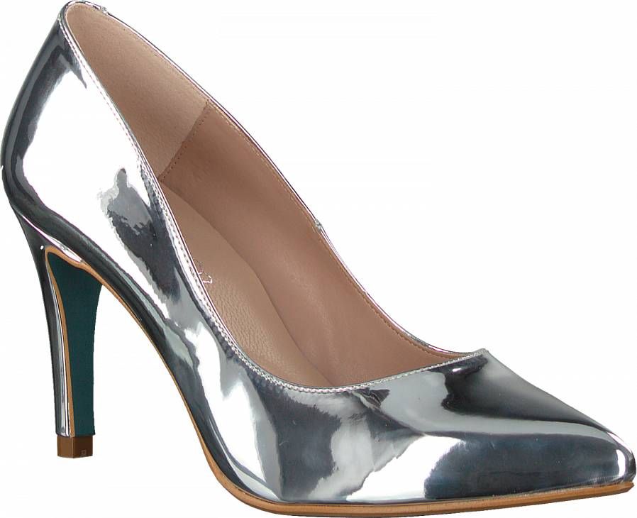 Giulia Zilveren Pumps