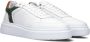 Goosecraft Witte leren sneakers met groen suède paneel White Heren - Thumbnail 1