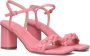 Guess Stijlvolle Hoge Hak Sandalen Pink Dames - Thumbnail 1