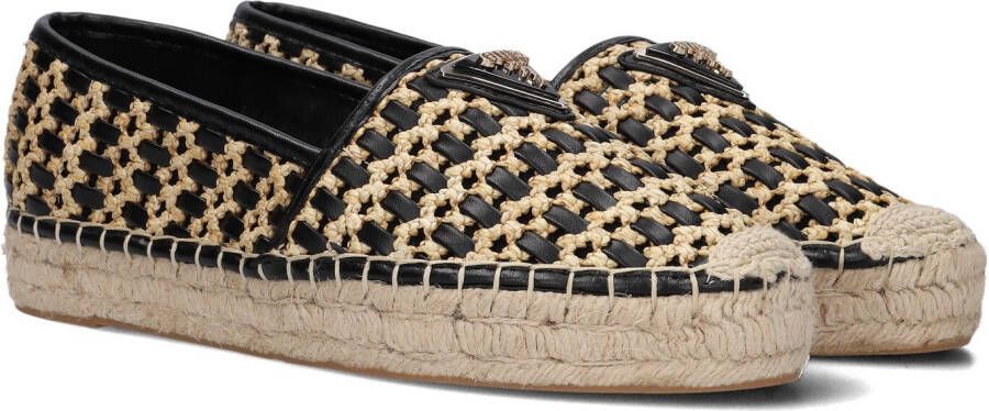 Guess Zwarte Espadrilles voor Stijlvolle Vrouwen Beige Dames