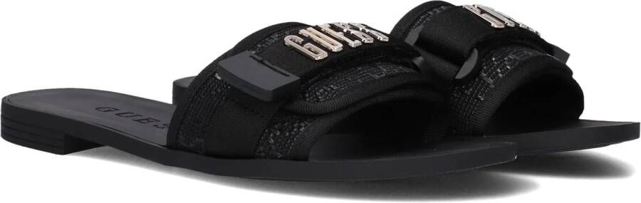 Guess Elyze Zwarte Slippers voor Dames Black Dames