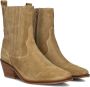 HABOOB Cowboylaarzen Dames Lpmag-06hab 1 Maat: 39 Materiaal: Suède Kleur: Beige - Thumbnail 1