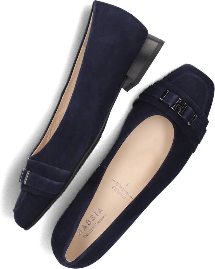 HASSIA Loafers Dames Napoli 0822 Maat: 39 Materiaal: Suède Kleur: Blauw