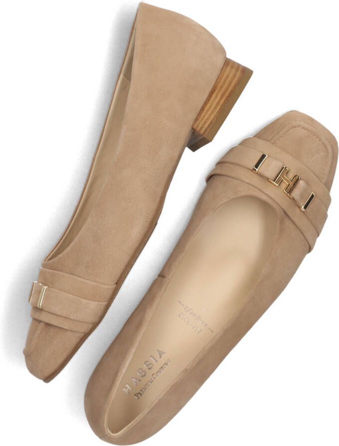 HASSIA Loafers Dames Napoli 0822 Maat: 37 Materiaal: Suède Kleur: Taupe