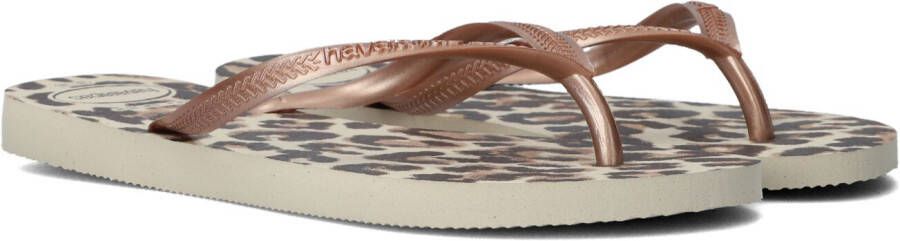 Havaianas Beige Teenslippers Slim Animals