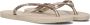 Havaianas Slim Glitter II teenslippers met glitters beige Meisjes Rubber 29 30 - Thumbnail 1