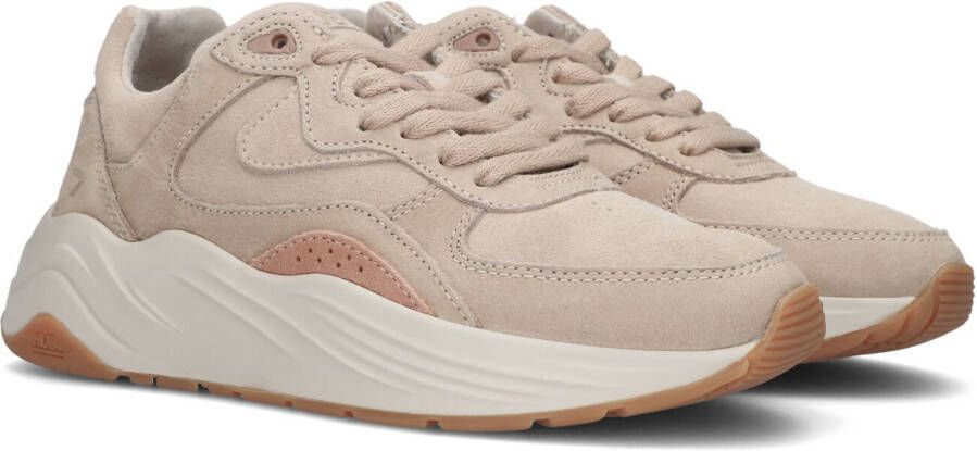 HUB Beige Lage Sneakers Eclipse