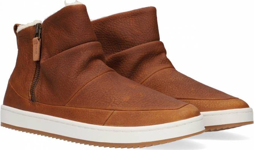 minimum Oorlogsschip september Hub Ridge Enkelboots Enkellaarsjes Dames Cognac - Schoenen.nl