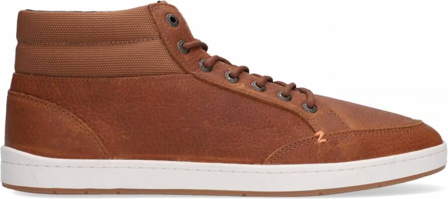 Hub Industry 2.0 Hoge sneakers Leren Sneaker Heren Cognac