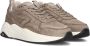 Hub Glide-w Lage sneakers Leren Sneaker Dames Taupe - Thumbnail 1