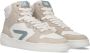 Hub Court-z High Sneakers Leren Sneaker Dames Wit - Thumbnail 2