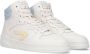 Hub Court-z High Hoge sneakers Leren Sneaker Dames Wit - Thumbnail 1