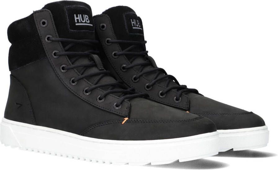 Hub Zwarte Hoge Sneakers Dublin 2.0 Black Heren