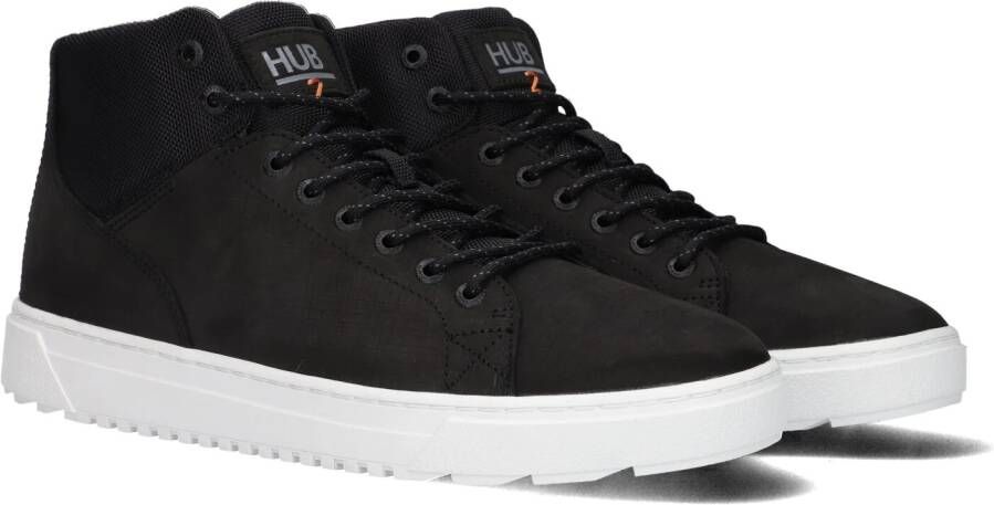 HUB Zwarte Hoge Sneaker Murrayfield 3.0