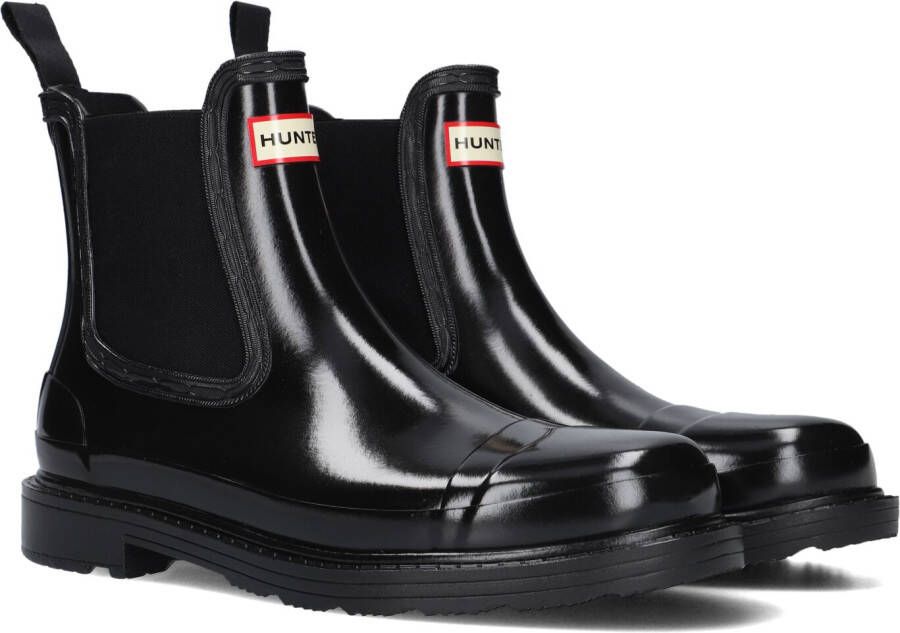 HUNTER Regenlaarzen Dames Womens Original Chelsea Maat: 40 41 Materiaal: Textiel Kleur: Zwart