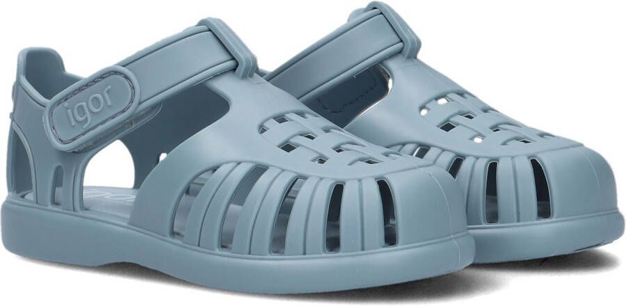 Igor Tobby Solid waterschoenen Blauw kids Rubber Effen 23