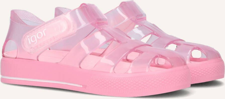 Igor Star Brillo waterschoenen roze Meisjes Rubber Effen 24