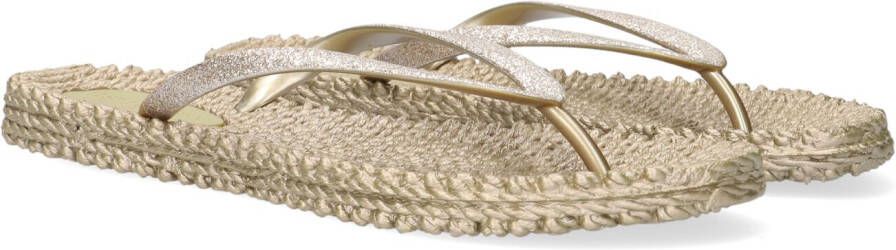 Ilse Jacobsen Vrouwen Rubber Slippers Damesschoenen Teenslipper Cheerful01 Goud - Foto 1