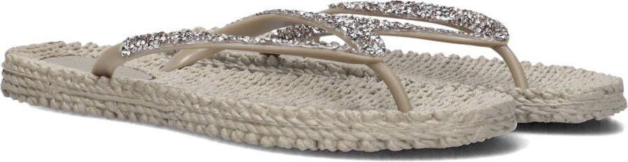 ILSE JACOBSEN Teenslippers Dames Cheerful03g Maat: 37 Materiaal: Rubber Kleur: Taupe