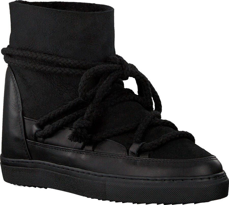 INUIKII Enkelboots Dames Classic Wedge Maat: 39 Materiaal: Nubuck Kleur: Zwart