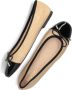 Inuovo Beige Ballerina met Elastische Strik Beige Dames - Thumbnail 1