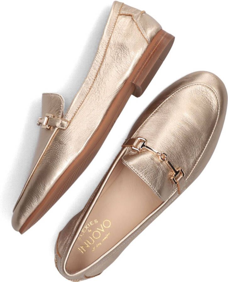 Inuovo Gouden Loafers voor Dames Yellow Dames