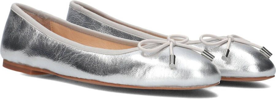 Inuovo Zilveren Ballerina's met Strikdetail Gray Dames