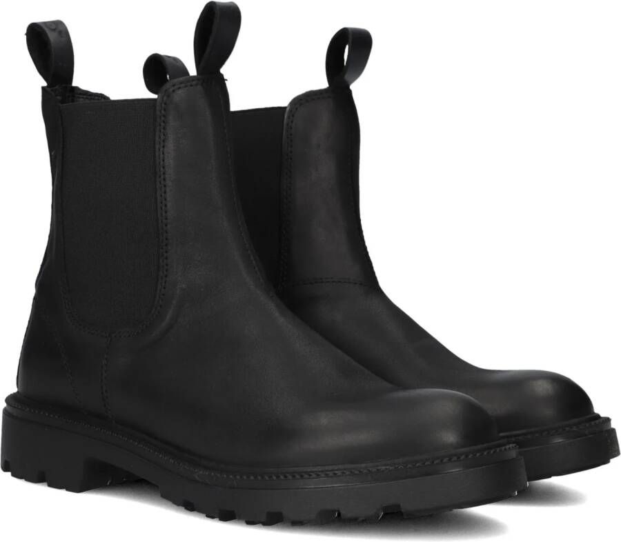 Inuovo Zwarte Chelsea Boots Stijlvol Comfortabel Model Black Dames