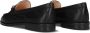 Inuovo Zwarte Leren Loafers B01004 Black Dames - Thumbnail 1