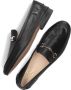 Inuovo Zwarte Leren Loafers met Gouden Detail Black Dames - Thumbnail 1