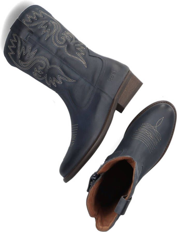 Koel4kids 10m006 Cowboylaarzen Western Laarzen Meisjes Kids Blauw