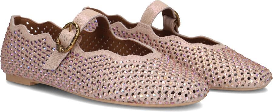 Kurt Geiger London Wavy Mayfair Ballet Flat Ballerina's Dames Beige