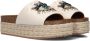 Kurt Geiger London Kensington Eye Flatform Slippers Dames Beige - Thumbnail 1