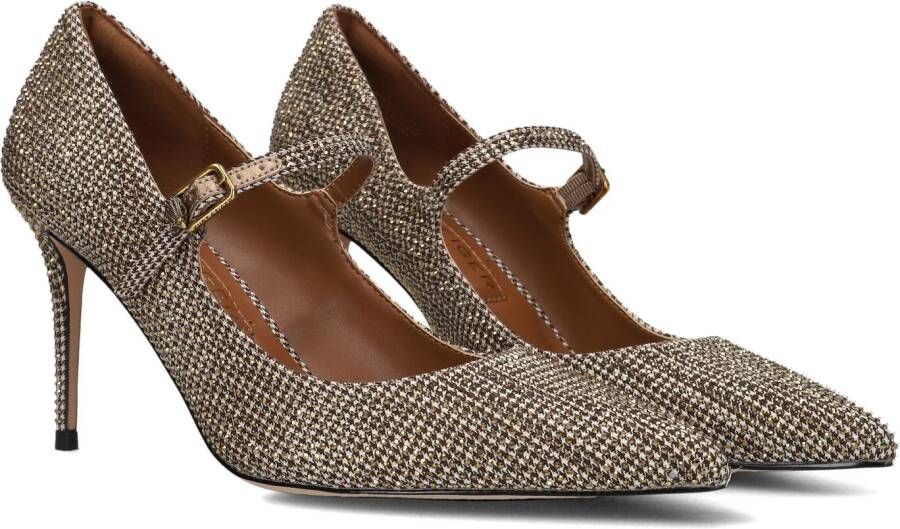 KURT GEIGER LONDON Pumps Dames Regent Point Mary Jane Maat: 40 Materiaal: Textiel Kleur: Goud