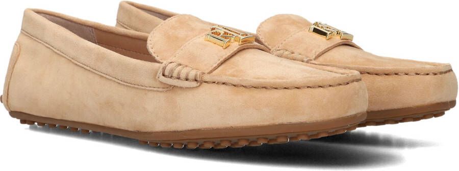 LAUREN RALPH LAUREN Mocassins Dames Barnsbury Flats Casual Maat: 40 Materiaal: Leer Kleur: Beige