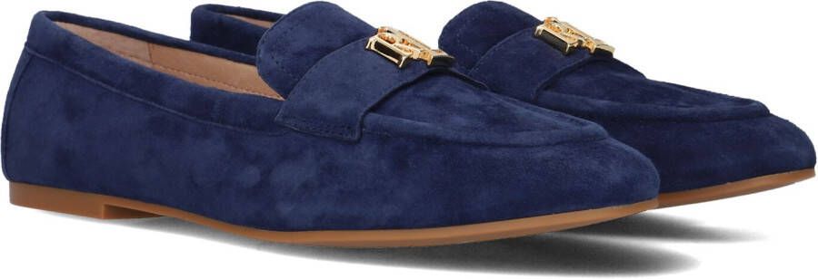 LAUREN RALPH LAUREN Instappers Dames Averi Iii Flats Loafer Maat: 42 Materiaal: Suède Kleur: Blauw