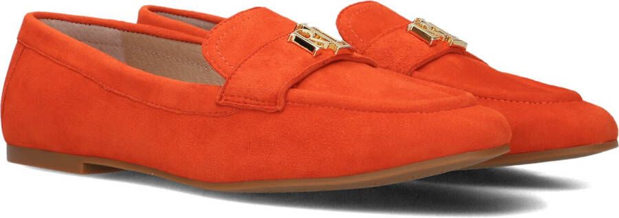 LAUREN RALPH LAUREN Pumps Dames Averi Iii Flats Loafer Maat: 39 Materiaal: Suède Kleur: Oranje