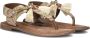 Lazamani Beige Leren Sandalen 75.119 Beige Dames - Thumbnail 1