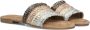 Lazamani Metallic Leren Slippers 33.484 Multicolor Dames - Thumbnail 1