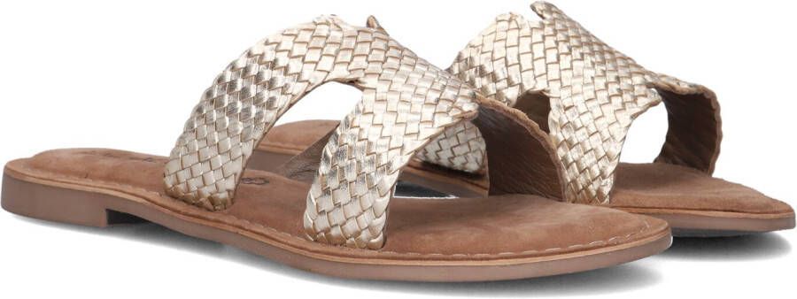 Lazamani 75.025 Sandalen Dames Goudkleurig