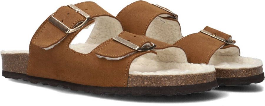 LINA LOCCHI Slippers Dames L1368 Maat: 41 Materiaal: Suède Kleur: Cognac