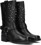 LINA LOCCHI Biker Boots Dames Modular-35 Maat: 40 Materiaal: Leer Kleur: Zwart - Thumbnail 1