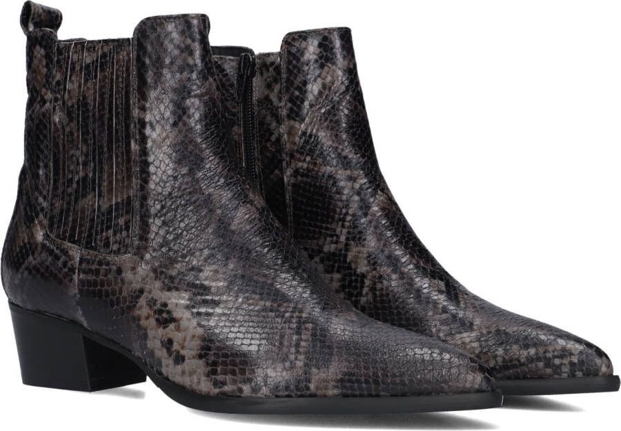 LINA LOCCHI Enkellaarsjes Dames Av 230 Maat: 41 Materiaal: Leer Kleur: Zwart