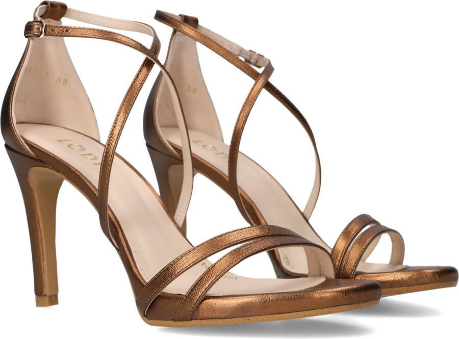 LODI Hakken Dames Inriko-x Maat: 37 Materiaal: Leer Kleur: Bronskleurig