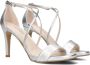 Lodi Sandalen Dames Damesschoenen Leer Naaldhak hoogte 8 cm Idaire met Zilver - Thumbnail 1