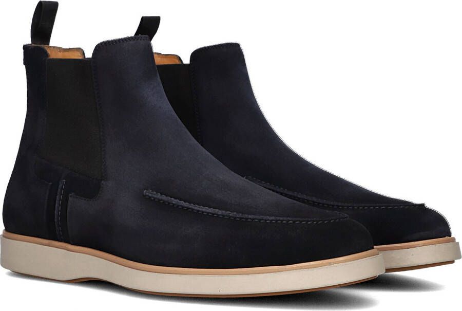 MAGNANNI Chelsea Boots Heren 25120 Maat: 43 5 Materiaal: Suède Kleur: Blauw