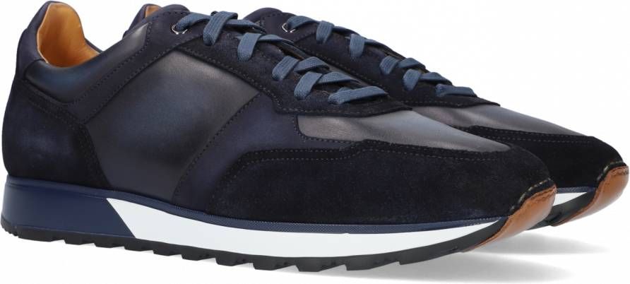 MAGNANNI Lage Sneakers Heren 23933 Maat: 40 Materiaal: Leer Kleur: Blauw