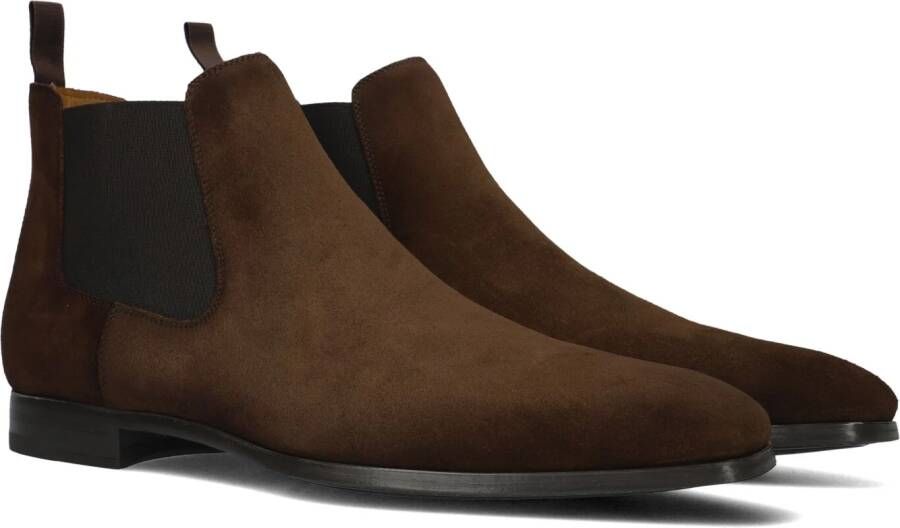 Magnanni Chelsea boots Heren Boots Laarzen Herenschoenen Suède 20109 Bruin